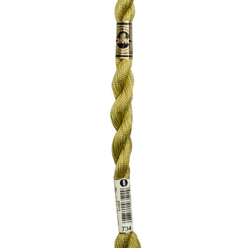 Coton perlé dmc n°5 col 734