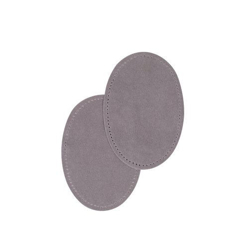 Renforts coudes et genoux gris clair imitation daim à coudre 9,5 cm x 14 cm bohin 98375