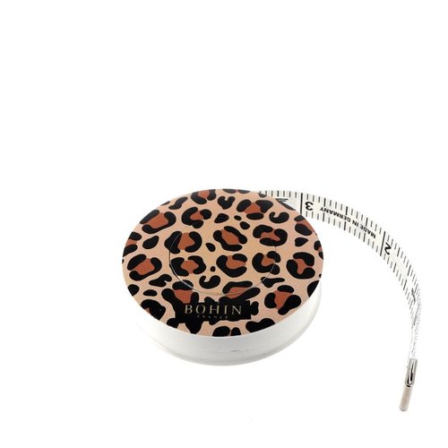 Metre enrouleur bohin collection sauvage modèle léopard