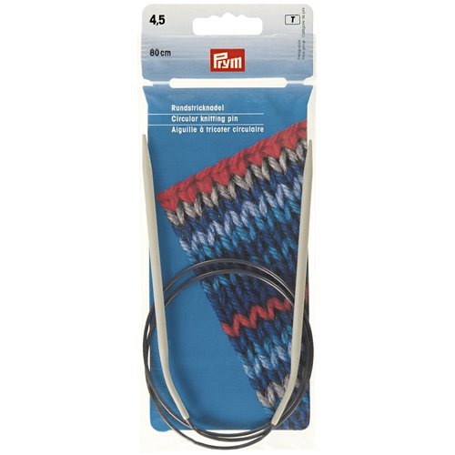Aiguilles circulaires 80cm n°4.5 prym 211279
