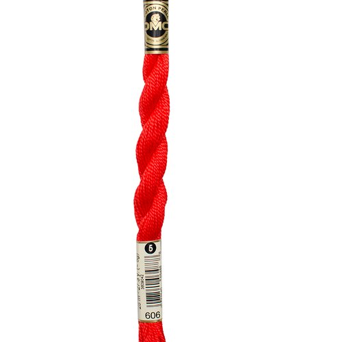 Echeveau coton perlé dmc n°5 col 606
