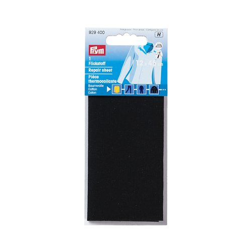 Pièce thermocollante noire  prym 929400