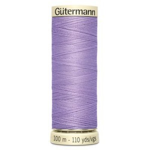 Fil coudre fil gutermann 100 mètres mauve col. 158