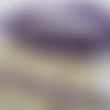 Cordon suédine clouté violet, vendu par brin de 1m 