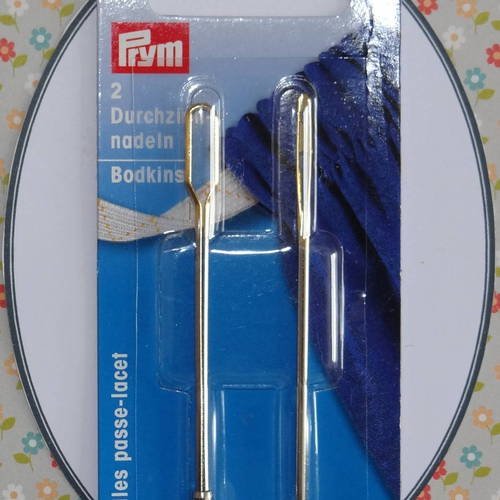 Lot de 2 aiguilles passe-lacets Prym