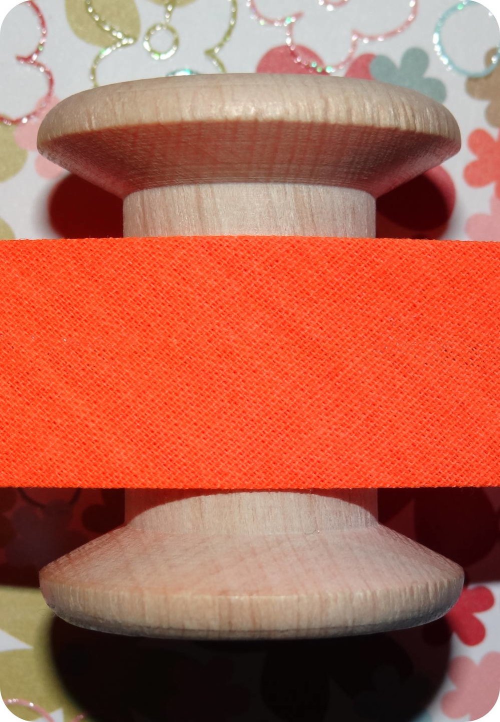 Tissu imperméable - Orange fluo vendu au mètre