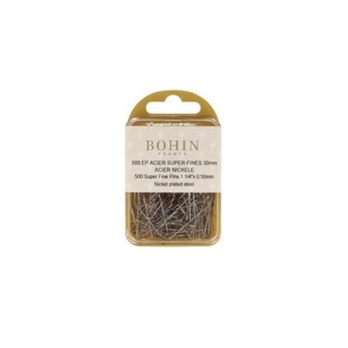 Epingles de couture super-fines ec6 30 mm boîte 500 épingles bohin 44912