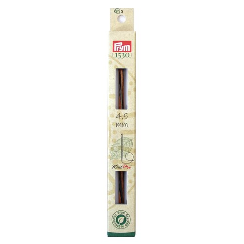 Pointe de crochet tunisien en bois 4.5mm prym 223723