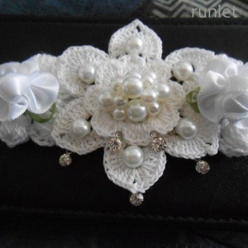 Pince mariée floral,barrette