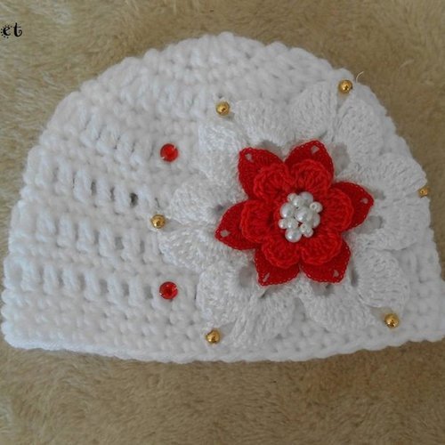Bonnet bébé naissance,bonnet bébé au crochet,chapeau nouveau né