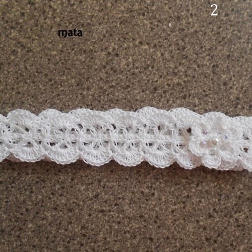 Bandeau bébé fille,bandeau baptème dentelle headband au crochet,acessoire bebe mariage