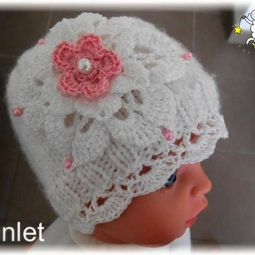 Bonnet bébé naissance,bonnet bébé au crochet,chapeau nouveau né