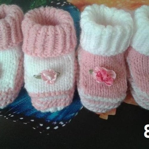 Chaussons bébé laine