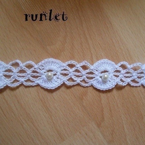 Choker blanc,tour du cou  crocheté coton ,collier,ras du cou crochet
