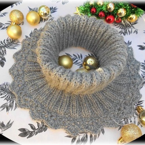 Cache col  tricot laine,cache cou femme,col roulé,chauffe-cou fait main,snood femme,tour col de cou.