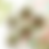Bouton recouvert en tissu satin sateen vert sage clair mariage manteau robe chemise
