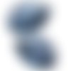 Pendentif swarovski xilion denim bleu 8 mm