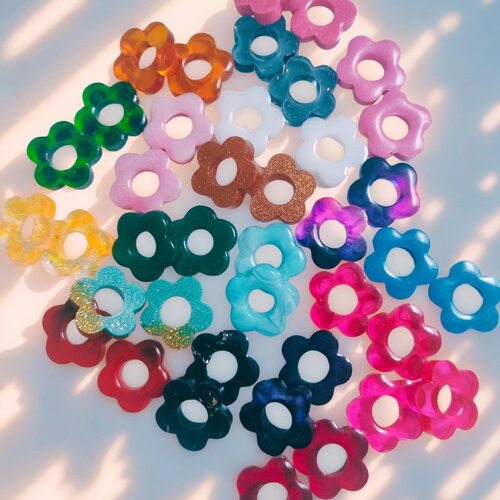 Boucles d'oreilles créoles interchangeables