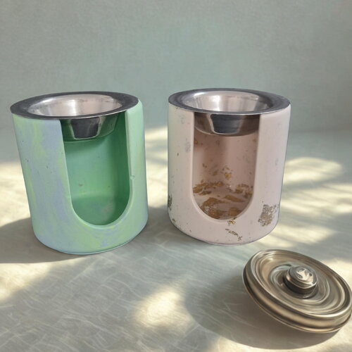 Brûle-parfum en jesmonite – fait main