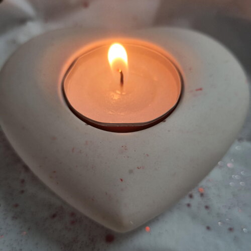 Bougeoir en jesmonite