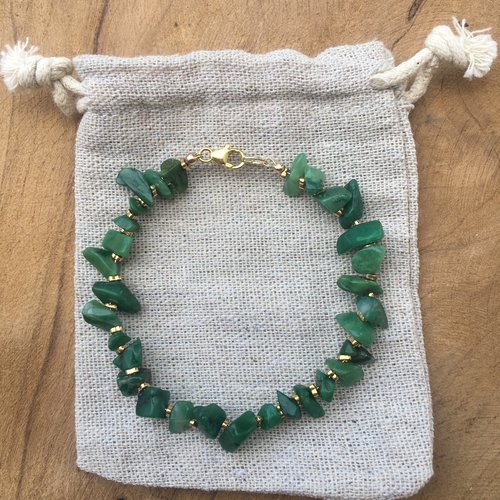 Bracelet jade avec fermoir
