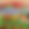 Tableau paysage de provence, champ de lavandes, art naïf, art contemporain