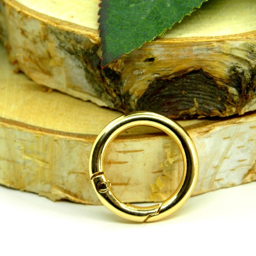 Gros anneau mousqueton métal, anneau métal ouvrant rond,27mm
