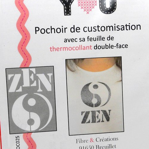Pochoir de customisation en mylar réutilisable, pochoir customisation lavable made for you, couture