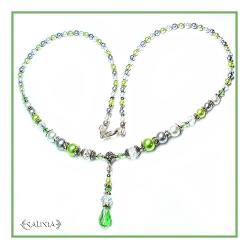 Collier "irina" cristal perles nacrées (#c4 p3)