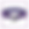 Bracelet "lilas " tissé à l'aiguille perles japonaises cristal violet clair perles violettes (#pl1)
