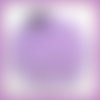 Napperon dentelle au crochet violet améthyste 22 cm