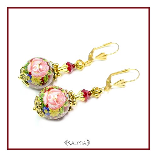 Pièce rare - boucles d'oreilles perles japonaises tensha dormeuses ou crochets en option (#bo174)