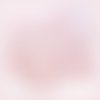Napperon dentelle au crochet coloris rose ancien 52 cm