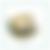 Collier "alyssa émeraude" tissé à l'aiguille perles japonaises cristal aurore boréale perles de bohème émeraude (#c38 p35)