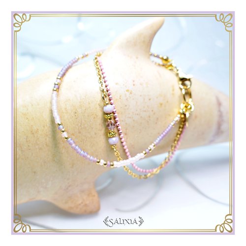Bracelet collection "enara" lilac (#bc88 p112)