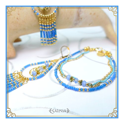 Bracelet collection "enara" saphir (#bc93 p117)