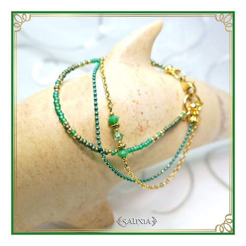 Bracelet collection "enara" péridot (#bc94 p118)