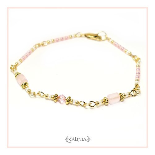 Bracelet collection "lorella" sweet rose (#bc97.a p121)