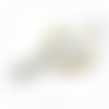 Pièce unique - collier lagherta rare pendentif médiéval perles de jade, chaine acier inoxydable (#c145 p160)
