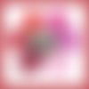 Série  "camaieu rouge et rose" 6 petits napperons dentelle au crochet (en lot ou unitaire) - sous-verres / bibelots / décoration