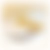Bracelet nora esprit ambre baltique perles de bohème aurore boréale fermoir à clip déployant (#bc156)