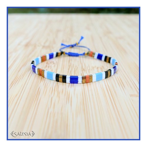 Bracelet tila variation bleu version 2 (#bc243)