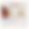 Boucles d'oreilles lorenza perles blanches et dorées, créoles et dormeuses acier inoxydable doré crochets en option (#bo715)