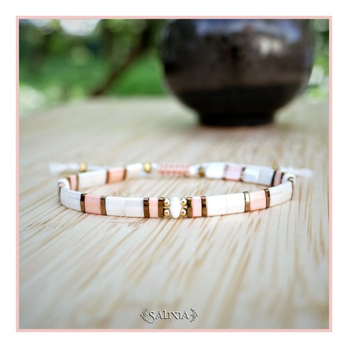 Bracelet tila variation white version 2 (#bc343)