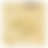 Boucles d'oreilles feuilles dorées crochets en acier inoxydable doré (#bo832)