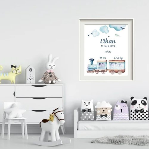 Des illustrations pour la chambre du petit dernier