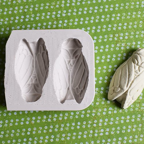 Moule en silicone de 2 cigales 5 cm