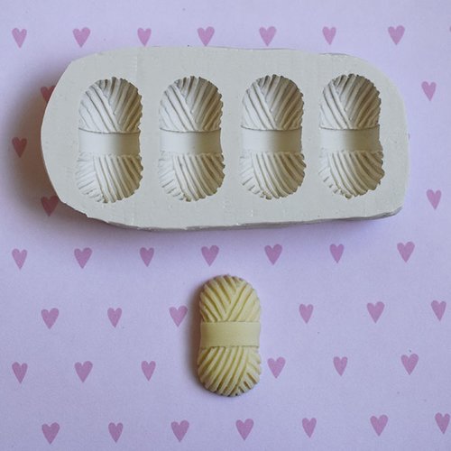 Moule en silicone de 4 pelotes de laine