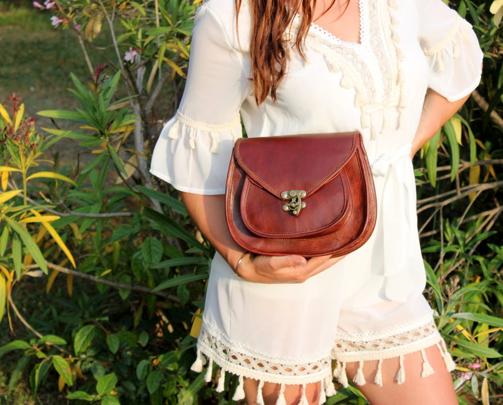 sac bandouliere en cuir pour femme