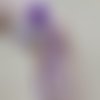 Jarretière mariée violette sur mesure 